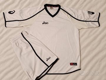 Completo Asics Team Line vintage bianco nero – Mag