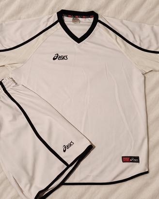 Completo Asics Team Line vintage bianco nero – Mag