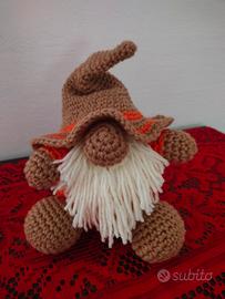 amigurumi gnomo dei boschi 
