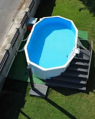 Piscina GRE Fidji ovale 500x300x120 cm
