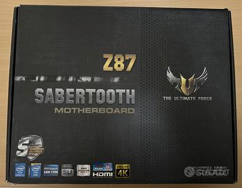 Asus Sabertooth Z87 Tuf socket 1150 dd3r Usb3.1