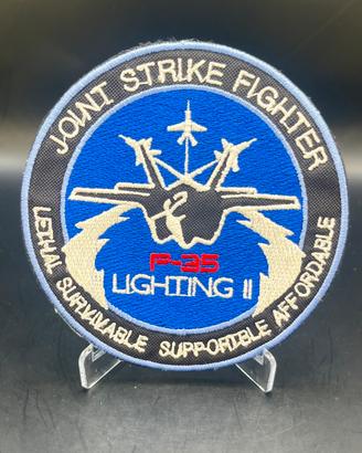 Patch Ricamata F-35 Joint Strike Fighter Velcro