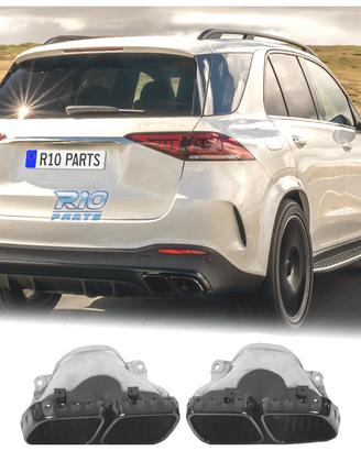 TERMINALI SCARICO MERCEDES GLE W167 19- LOOK AMG G