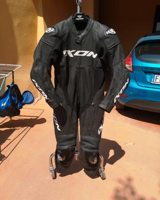 tuta moto 50 ixon uomo in pelle intera 