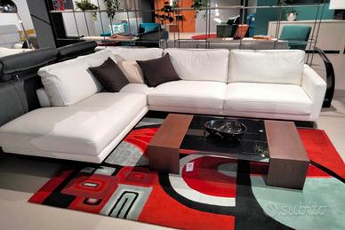 DIVANO IN PELLE BRIGE FIRMATO EXCO'