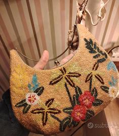 Borsetta  vintage con perline 