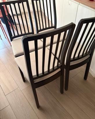 4 sedie Ekedalen Ikea