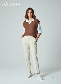 gilet di lana con camicia