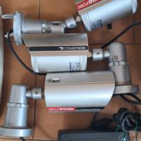 telecamere di videosorveglianza con centralina