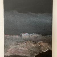 QUADRO ORIGINALE PITTORE "ROSSI SERGIO" (ROSSO).