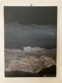 QUADRO ORIGINALE PITTORE "ROSSI SERGIO" (ROSSO).