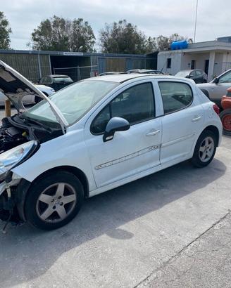 RICAMBI AUTO PEUGEOT 207 2009 BIANCA