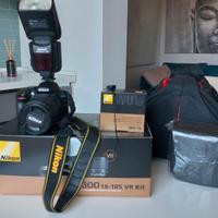 NIKON D 3300 18-105MM + ACCESSORI 