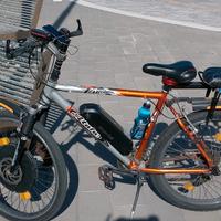 Bici a pedalata assistita.