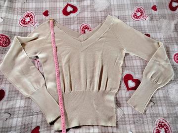 maglioncino Benetton scollo V tgS