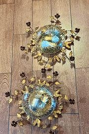 Lampade Vintage parete/soffitto vetro bombato