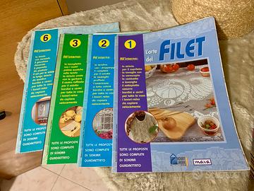 N. 4 riviste L’arte del Filet