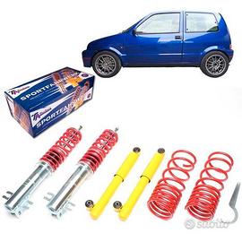 KIT 4 Ammortizzatori Sportivi Fiat Cinquecento 500