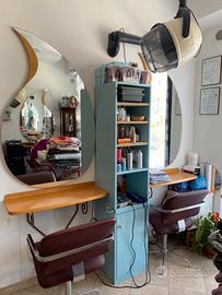 Arredamento parrucchieria - 3 postazioni lavoro