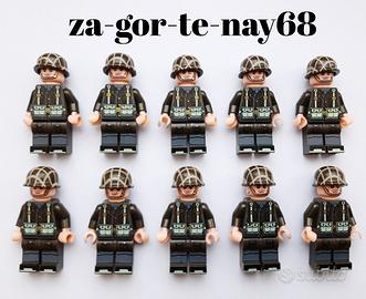 Soldati canadesi ww2 con fucile compatibili Lego 