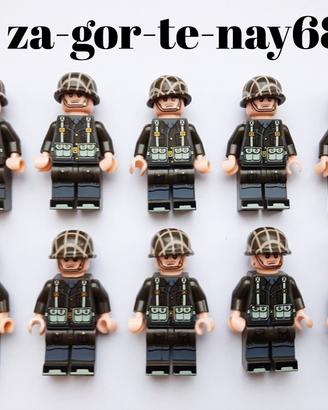 Soldati canadesi ww2 con fucile compatibili Lego 