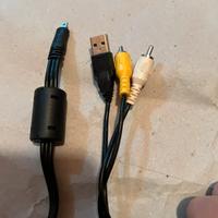 Cavo USB–Mini USB + RCA audio/video – per disposit