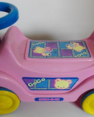 MACCHININA CAVALCABILE "GOGO" BIEMME PER BAMBINI