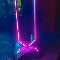 Supporto Cuffie con illuminazione RGB e HUB USB
