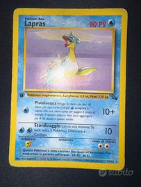 Lapras Prima Edizione Fossil 25/62
