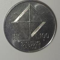 100 lire Guglielmo Marconi