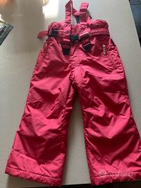 Salopette sci bambina 4 anni