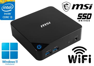 MSI Cubi, Windows 11 Pro, i3, 8GB, SSD M.2 128 GB