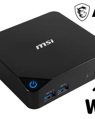 MSI Cubi, Windows 11 Pro, i3, 8GB, SSD M.2 128 GB