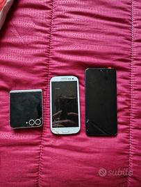 Samsung Z flip, S3 neo, Redmi 8 cellulari lotto