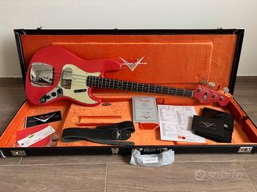 Fender Custom Shop '63 Jazz Bass Fiesta Red