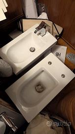 Wc bidet filo muro e lavandino come nuovi