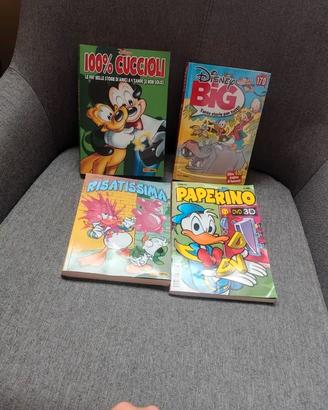 4 fumetti Disney Paperino, Topolino & Company