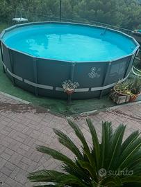 Intex piscina rotonda fuori terra 4.88