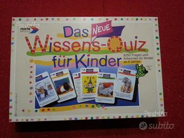 Wissensquiz für Kinder Gioco "SAPERE" x bambini