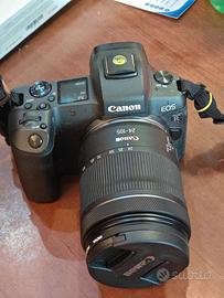 macchina fotografica CANON EOS-R con obiettivo