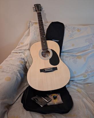 Chitarra Acustica con accessori
