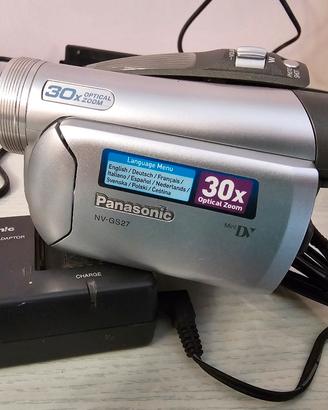 MINIDV CAMCORDER PANASONIC NV-GS27 +ALIMENTATORE