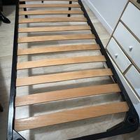 Branda doghe in legno letto singolo
