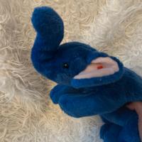 Beanie Baby Elefante - Blu