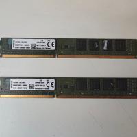 RAM 2x Kingston ValueRAM DDR3