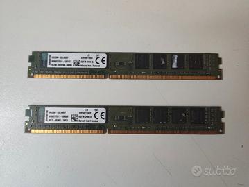 RAM 2x Kingston ValueRAM DDR3