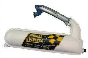 Marmitta Pinasco bianca Vespa Primavera - ET3