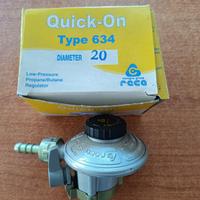 Regolatore Gpl per valvola 20mm Butangas e altre