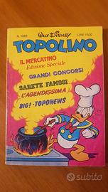 Topolino libretto Disney n.1689 del 10 Aprile 1988