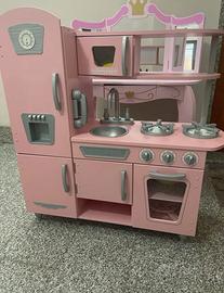 KidKraft Cucina Giocattolo in Legno Vintage Rosa,